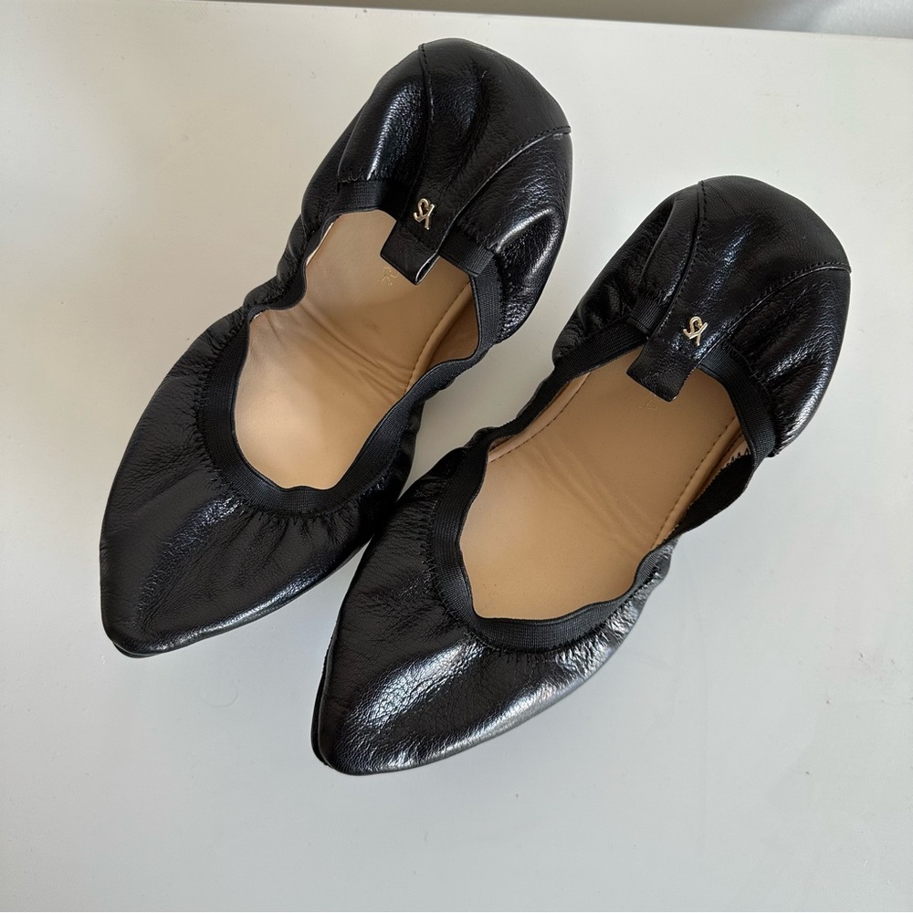 Yosi Samra Foldable Pointed Toe Flats